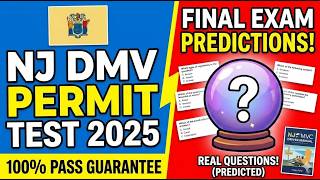 NJ DMV Permit Test Final Exam Prediction Questions