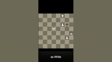 Mate in Two - Daily Chess Puzzle - No. 48 - #chess #puzzle #checkmate #shorts #0_algo_chess