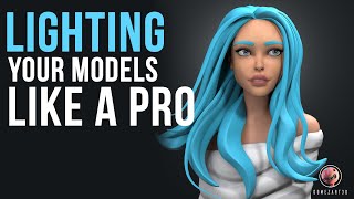 3D lighting tutorial - How to light your characters like a pro - step by step