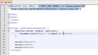 Tutorial 7   JavaScript basico   Los parametros en Funciones