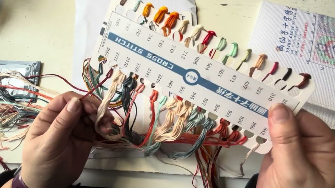 1er #unboxing  #Dreamstitch  Surprenante toile Fairy !! #pointdecroix #pointdecroixestampé