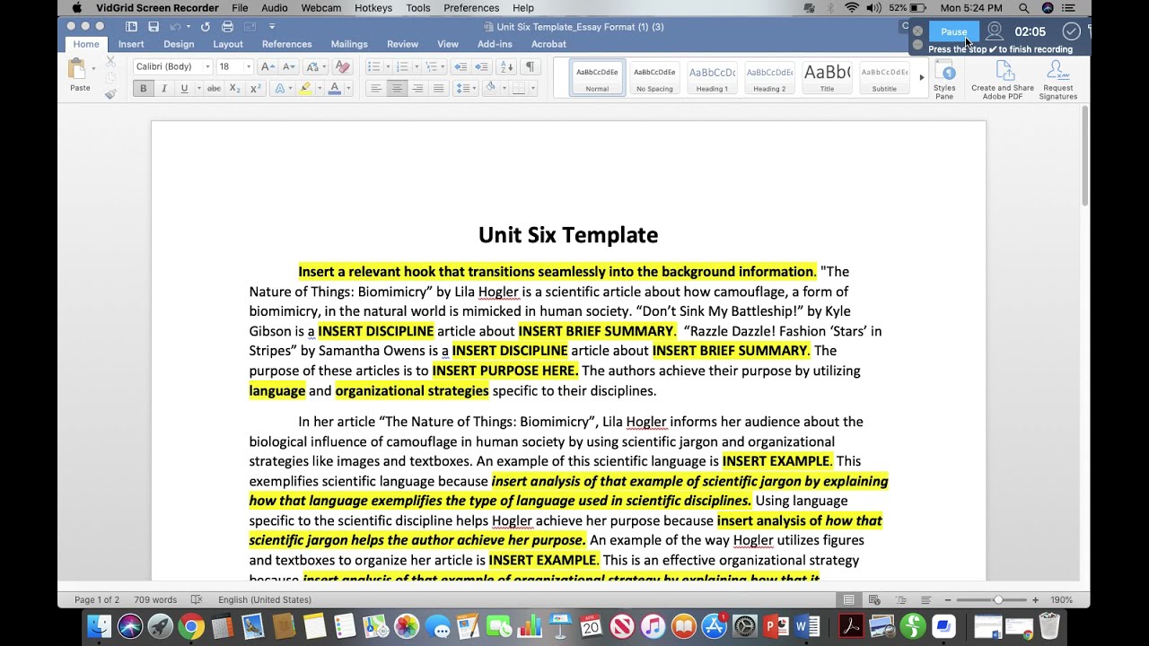 ENG 002  Explanation of Unit 6 Resources