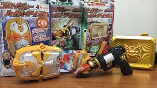 食玩 天装戦隊ゴセイジャー ゴセイジャーハイパーアイテム 光る テンソウダー 鳴る ゴセイブラスター カード装填 ゴセイジャーカードバックル Syokugan Goseiger Hyper Item Youtube