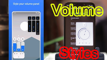 Volume Styles Custmize Your Volume Panel  #change Volume Pannel In andy Android Phone