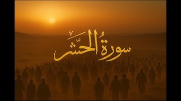 سورة الحشر كاملة | بصوت خاشع يأسر القلوب | ناصر القطامي تلاوة تدمع لها العيون