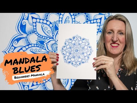 Mandala Blues - Beginners Mandala