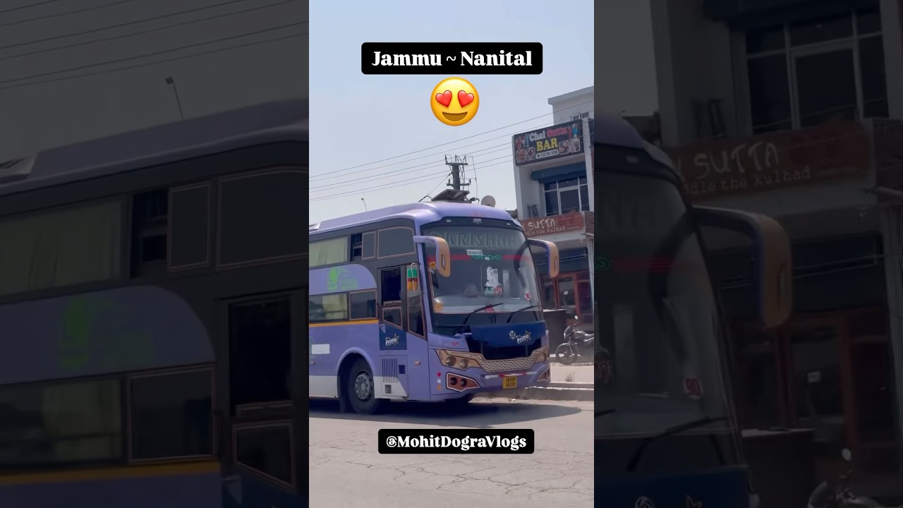 Jammu to Haridwar Nanital Krishna Sleeper Bus 😍 