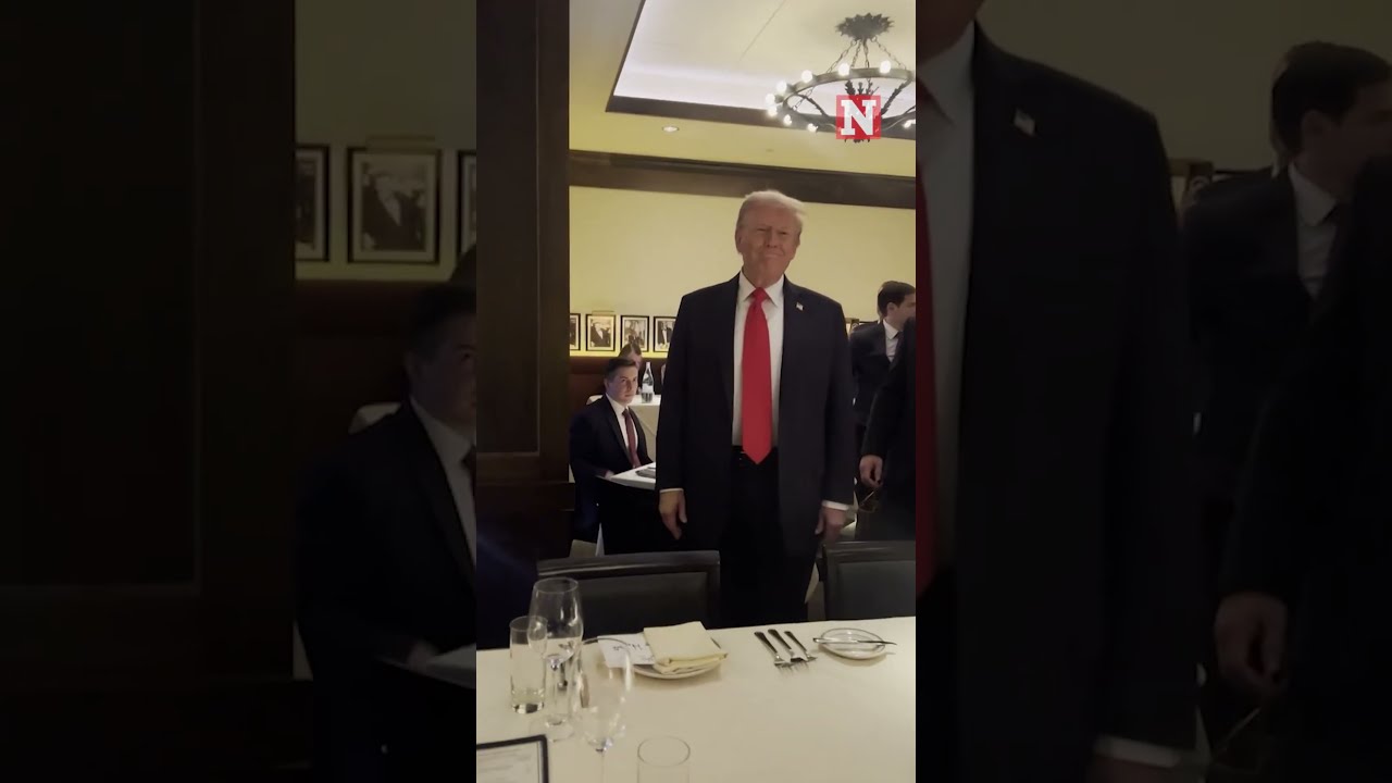  Hitler Of Our Time Trump Cabinet Dinner Gatecrashed By Protestors
