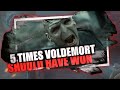 5 WASTED Chances Where Voldemort Could&#39;ve Won