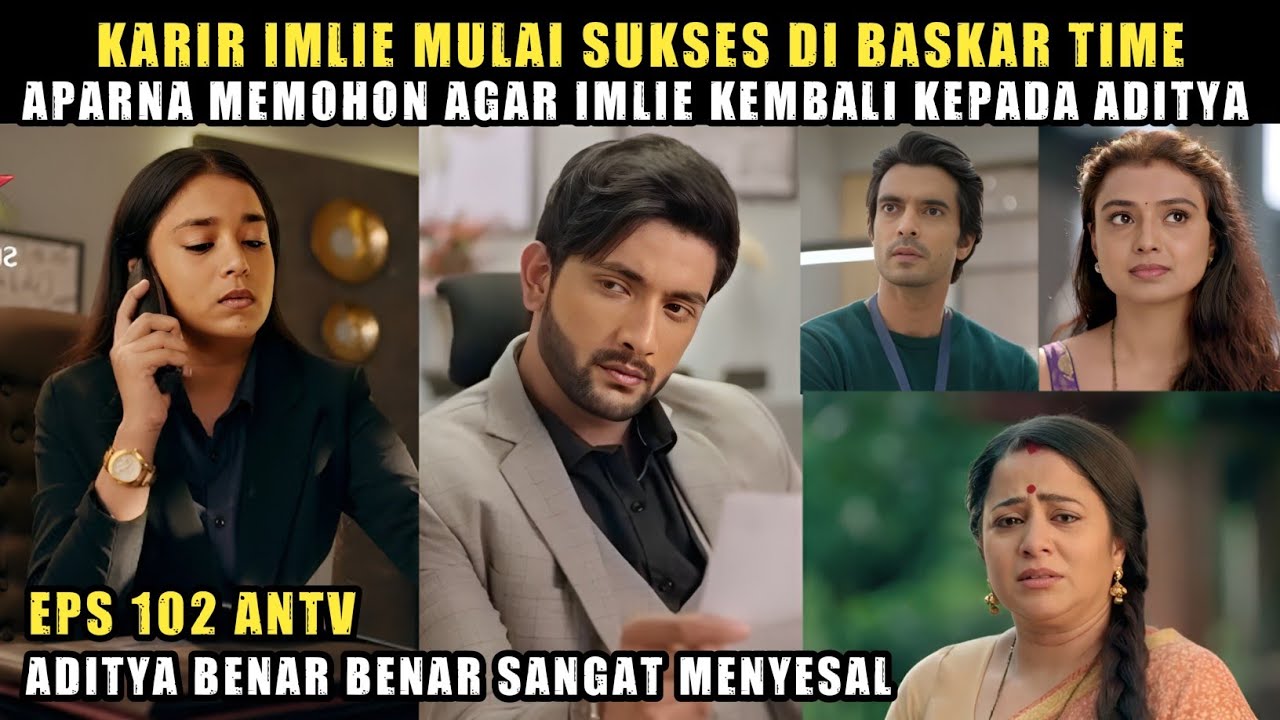 Imlie ANTV ‼️ Karir Imlie Mulai Berkembang Di Baskar Times Bersama Bos Ganteng Aryan Sing Ratore