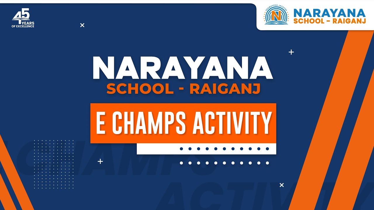 E-Champs got hands-on with 'The Daily Calendar' activity at Narayana ...