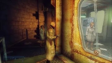 Fallout 3: Project Purity Control Room Colonel Autumn Funny Glitch