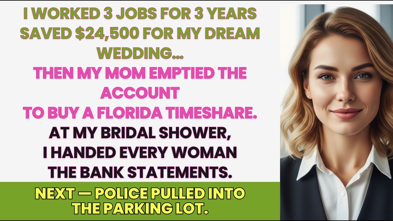 My Mom Stole My Entire Wedding Fund — So I Had Her Arrested at My Bridal Shower