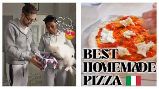 Authentic Neapolitan Pizza at Home 🍕🇮🇹 | Couple’s Kitchen Vlog screenshot 2