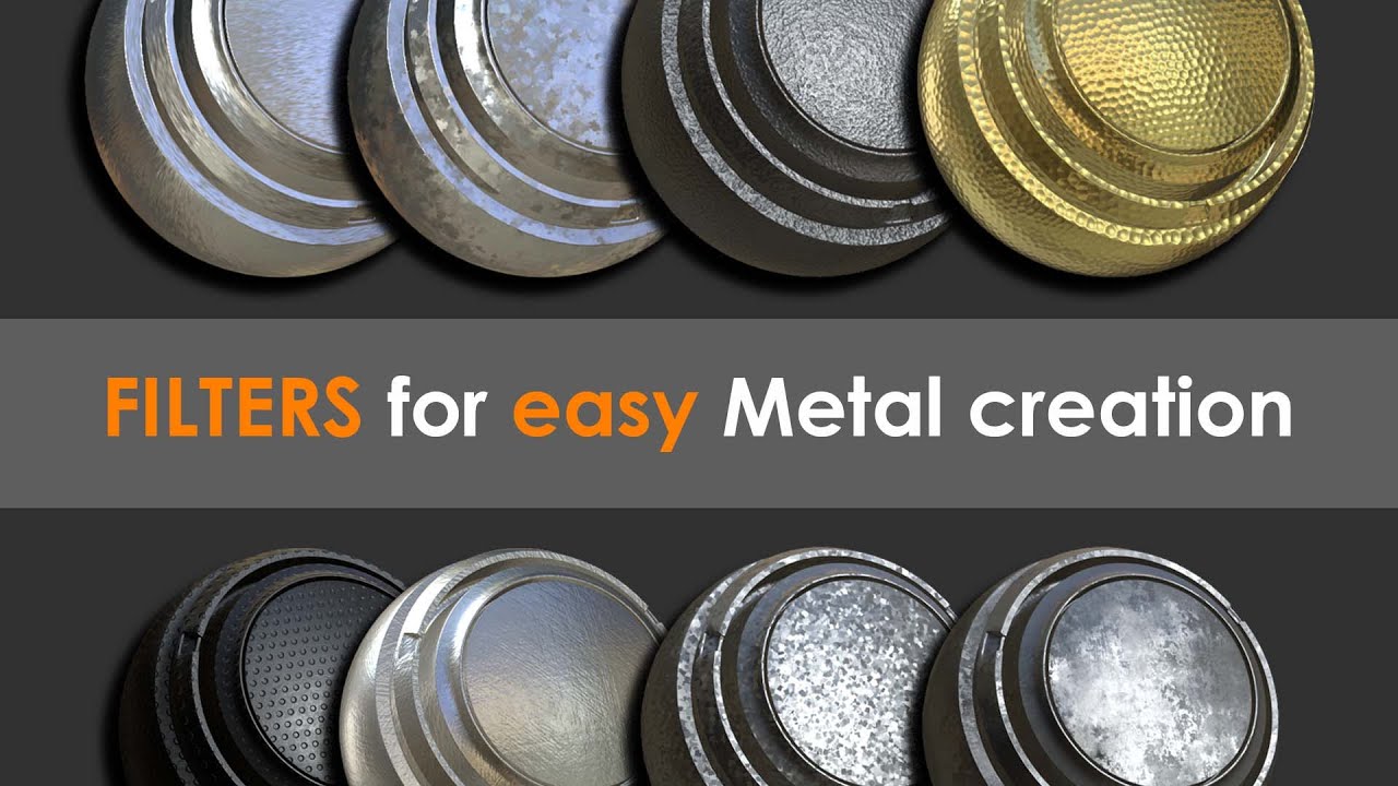 Filters people never use - Achieve Metal in 2 steps. Substance Painter ...