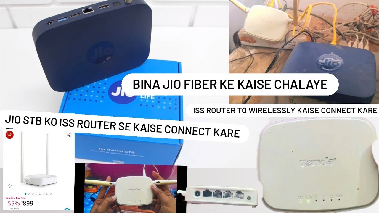 JIO STB Ko iss router wirelessly kaise connect kare !How to use without