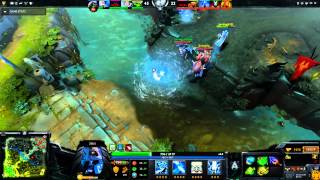 DoTA 2 - Amazing Force Staff Save into an ULTRA KILL (Zeus)