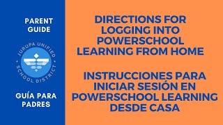 Parent PowerSchool Learning Navigation Guide