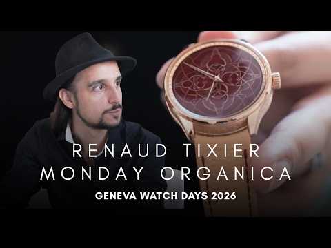 Renaud Tixier Monday Organica: Black, Bordeaux and the Art of Mechanical Decoration