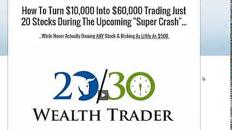 20/30 Wealth Trader Review - Is Bill Poulos Newest Service Good?