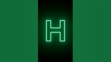 H Text Effect #shorts #shortvideo #shortsfeed #short