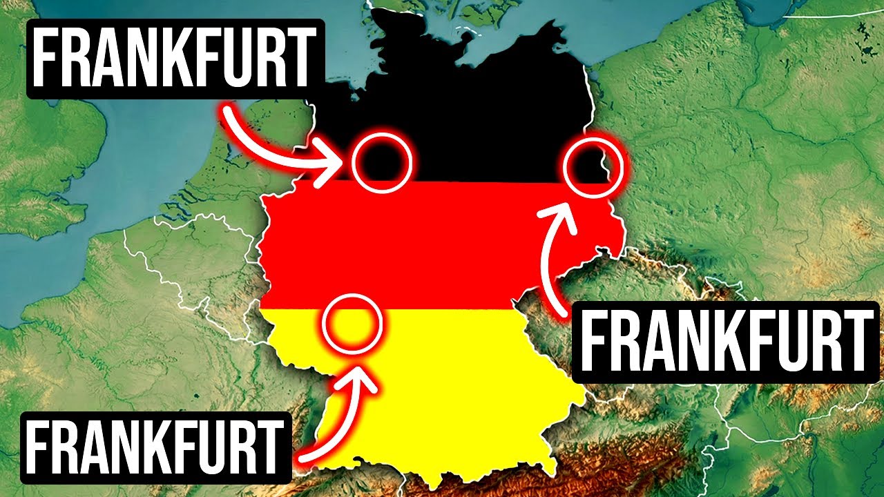 Wieso gibt es eigentlich so viele Frankfurts?
