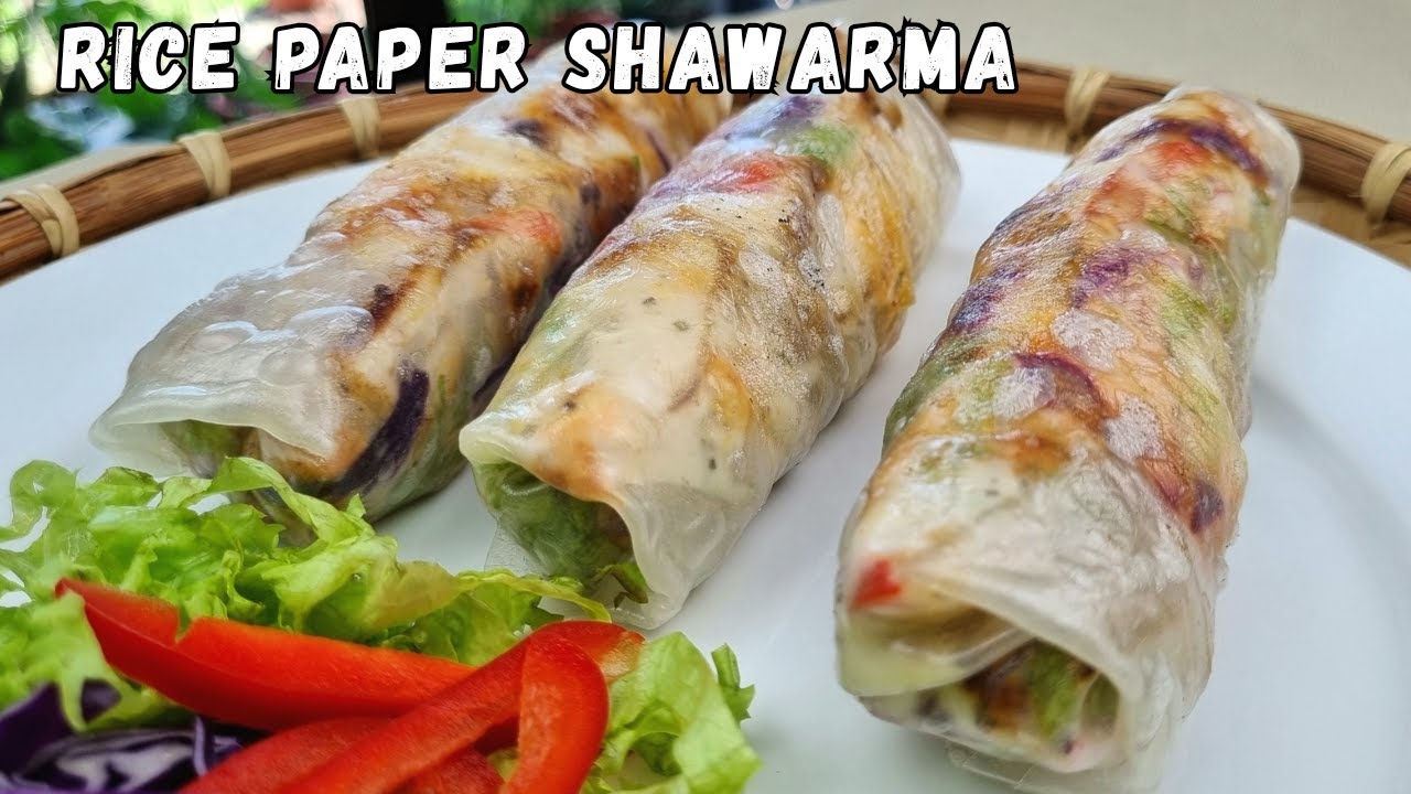 Rice Paper Shawarma | Gluten Free wrap | Easy Dinner Idea | Best Rice Paper Recipe