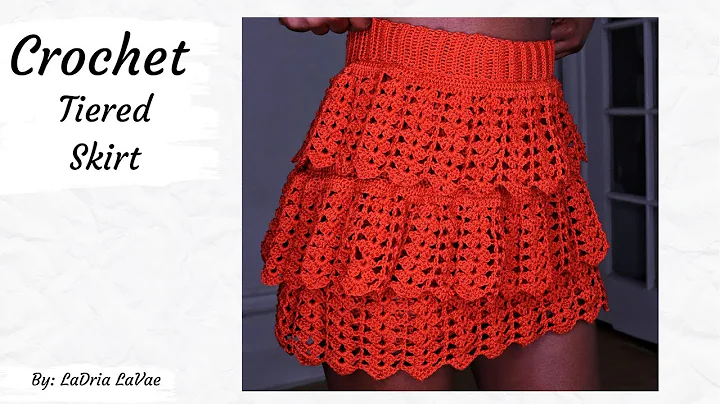 Stylish Crochet Tiered Skirt