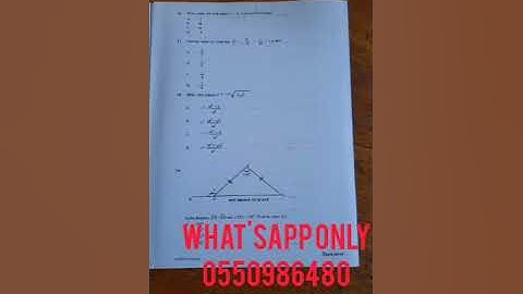 BECE 2022 MATHEMATICS QUESTION