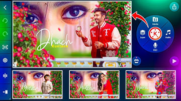 new love lyrical status video editing in kinemaster