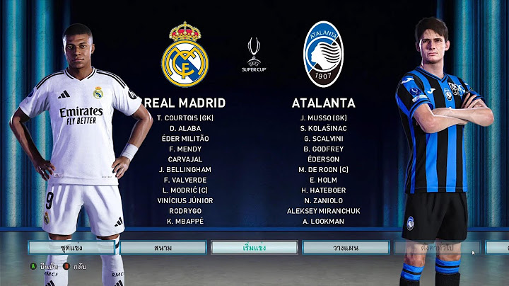 ไฮไลท์ฟุตบอล | เรอัล มาดริด VS อตาลันต้า | ยูฟ่าซูเปอร์คัพ 2024 |  eFootball™ 2024 (ก่อนแข่ง)