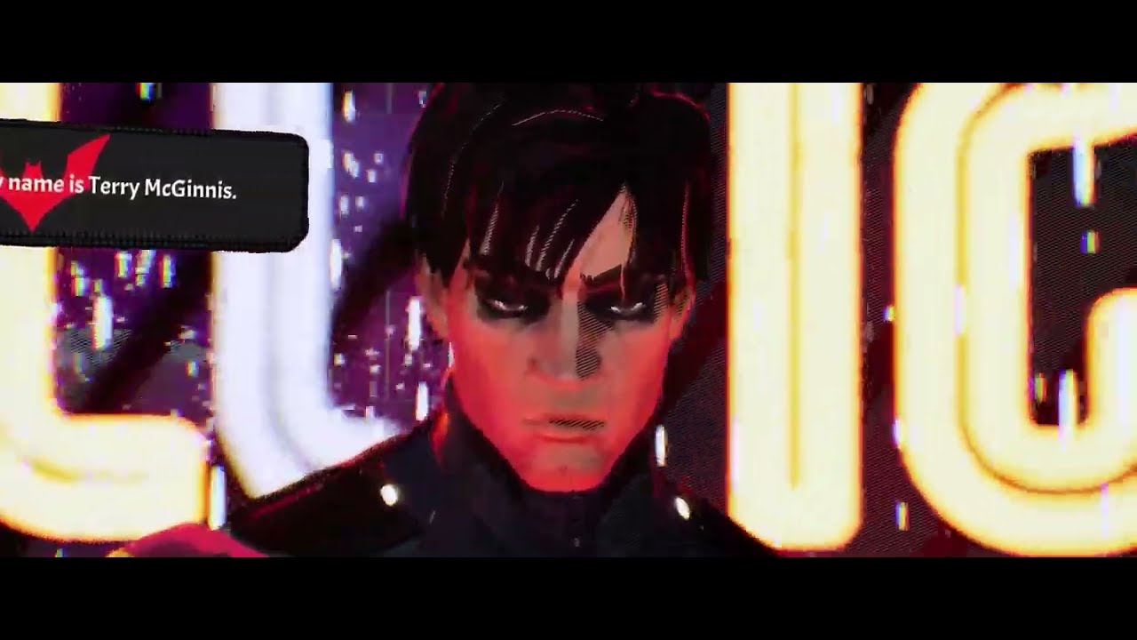 Batman Beyond in Spiderverse Style in Unreal Engine 5