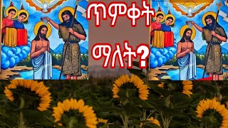 ንምንታይ ጎይታ አብ ማይ ዮርዳኖስ ተጠሚቁ @