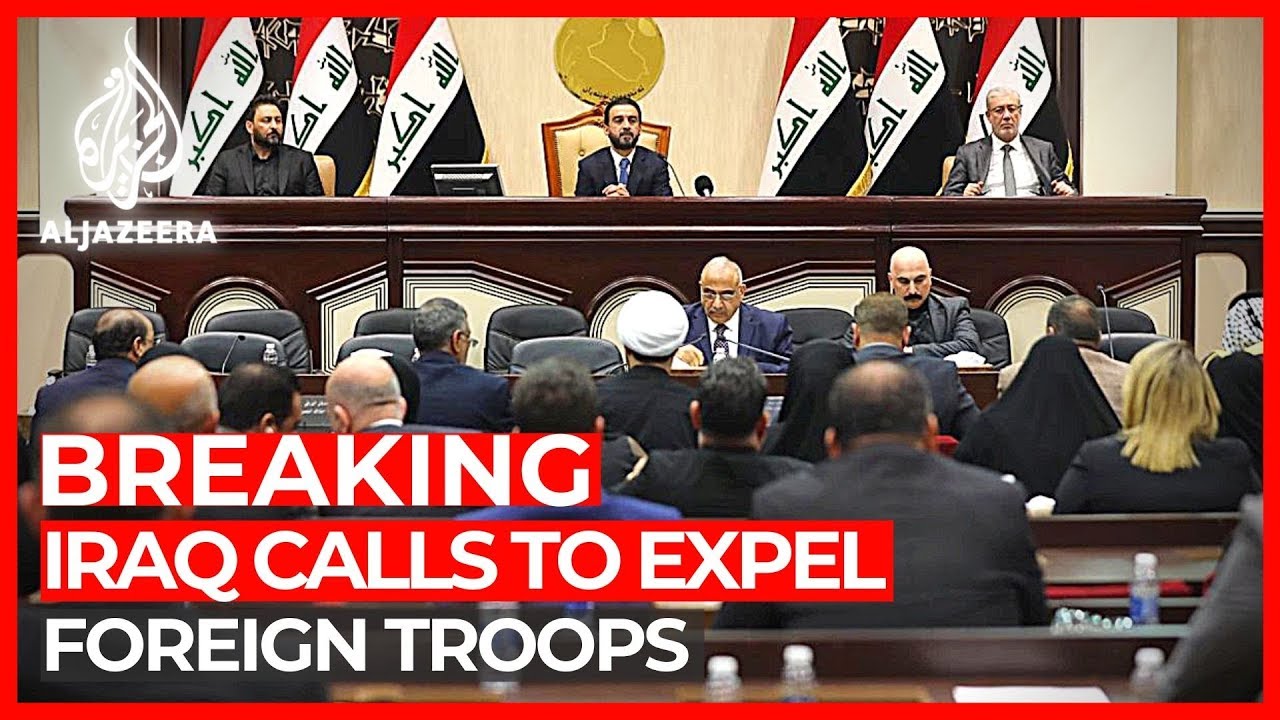 ⁣Iraq's Parliament passes resolution calling for expulsion of US troops from the country