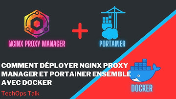 Comment déployer Nginx Proxy Manager et Portainer ensemble avec Docker