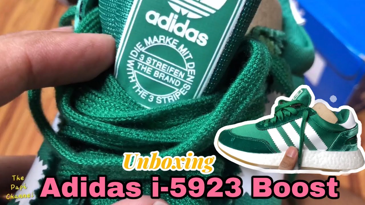 Unboxing Sepatu Adidas i-5923 Boost Hijau Original ~ Sneakers Shoes -  YouTube