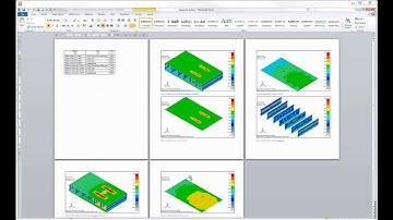 FEMAP | Postprocessing: aid to generate report appendix