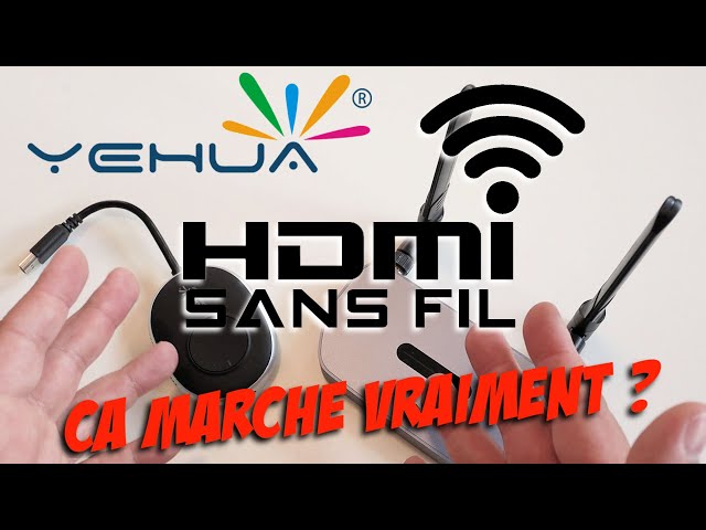 Emetteur et Récepteur HDMI sans Fil, YEHUA Emetteur Vidéo sans Fil