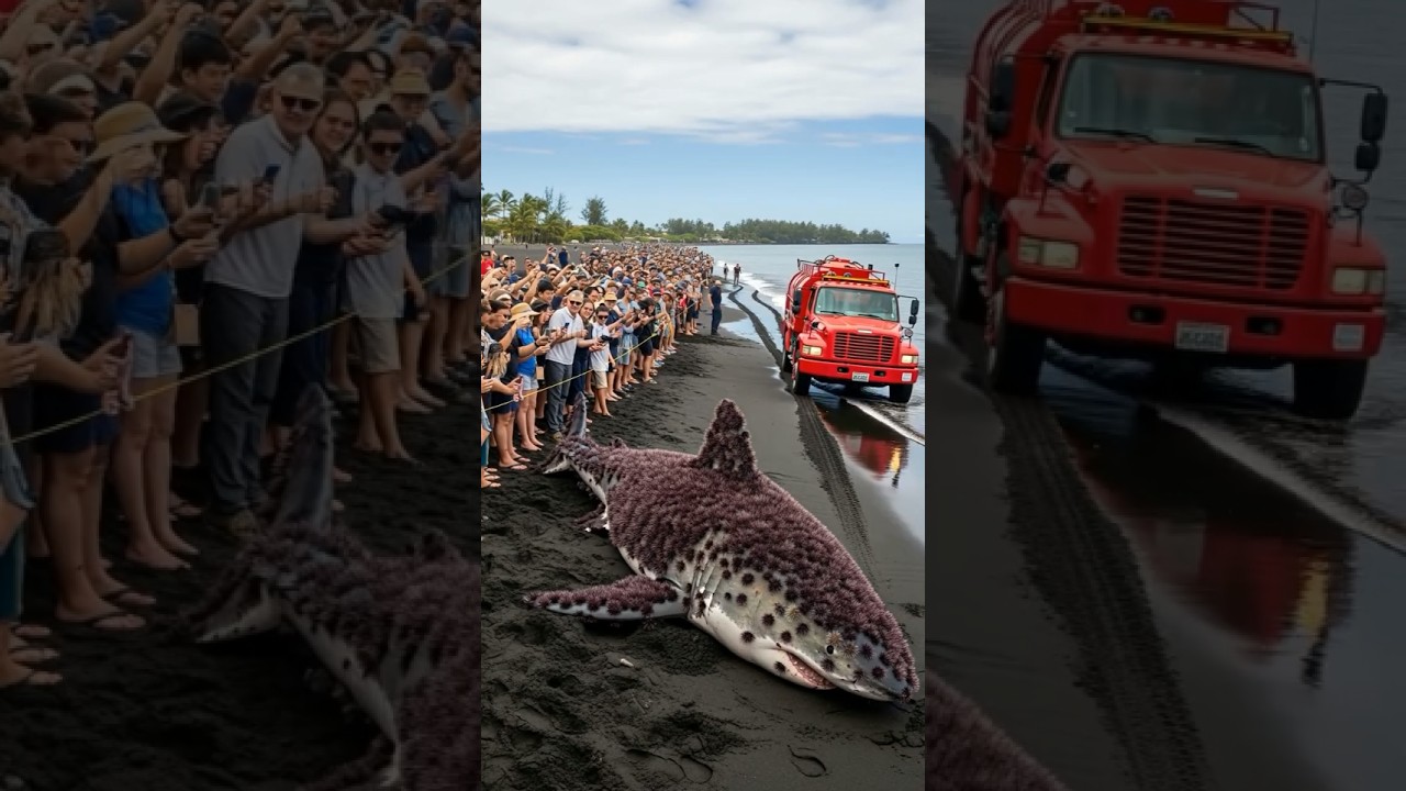 Massive Great White Shark Is Rescued By Marine Biologists! 