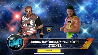 Bubba Ray Dudley Vs Scott Steiner wcw 2k23