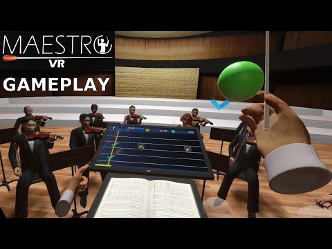 Maestro VR - Gameplay  - A little night music - W. A. Mozart