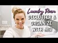 LAUNDRY ROOM DECLUTTER AND ORGANIZE WITH ME | ULTIMATE CLEAN WITH ME 2019 | Love Meg collab