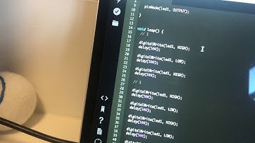 Using a LED to display Morse code