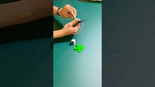 Motor DC make a fan #diy #motor #rc #battery