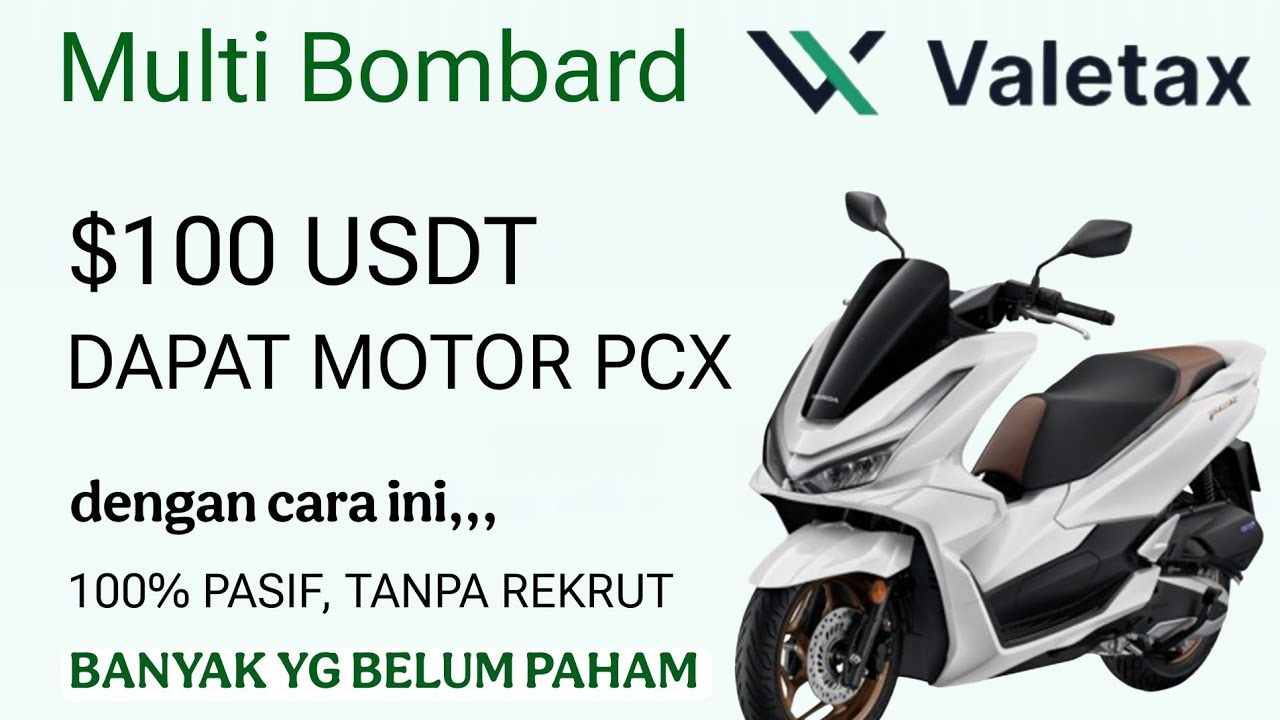 $100 Usdt Bisa Dapat Motor PCX dgn Cara ini | Copy Trade Multi Bombard