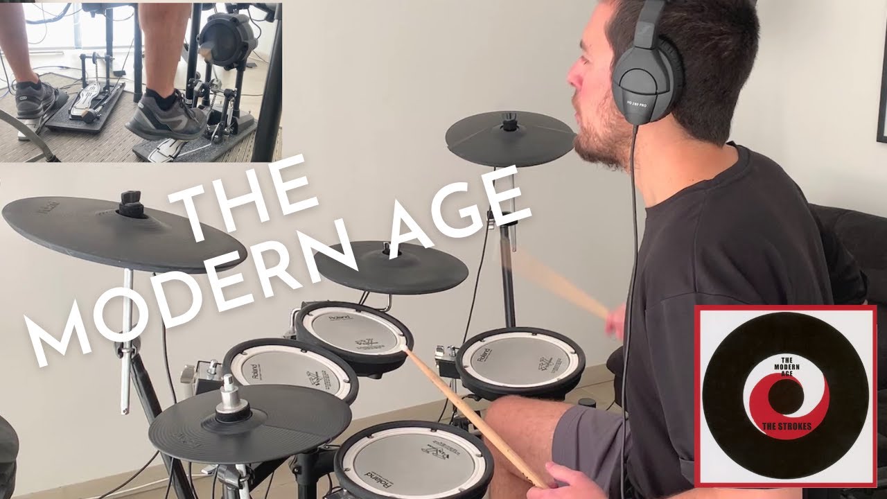 The Strokes - The Modern Age (DRUM COVER) Rough Trade Version