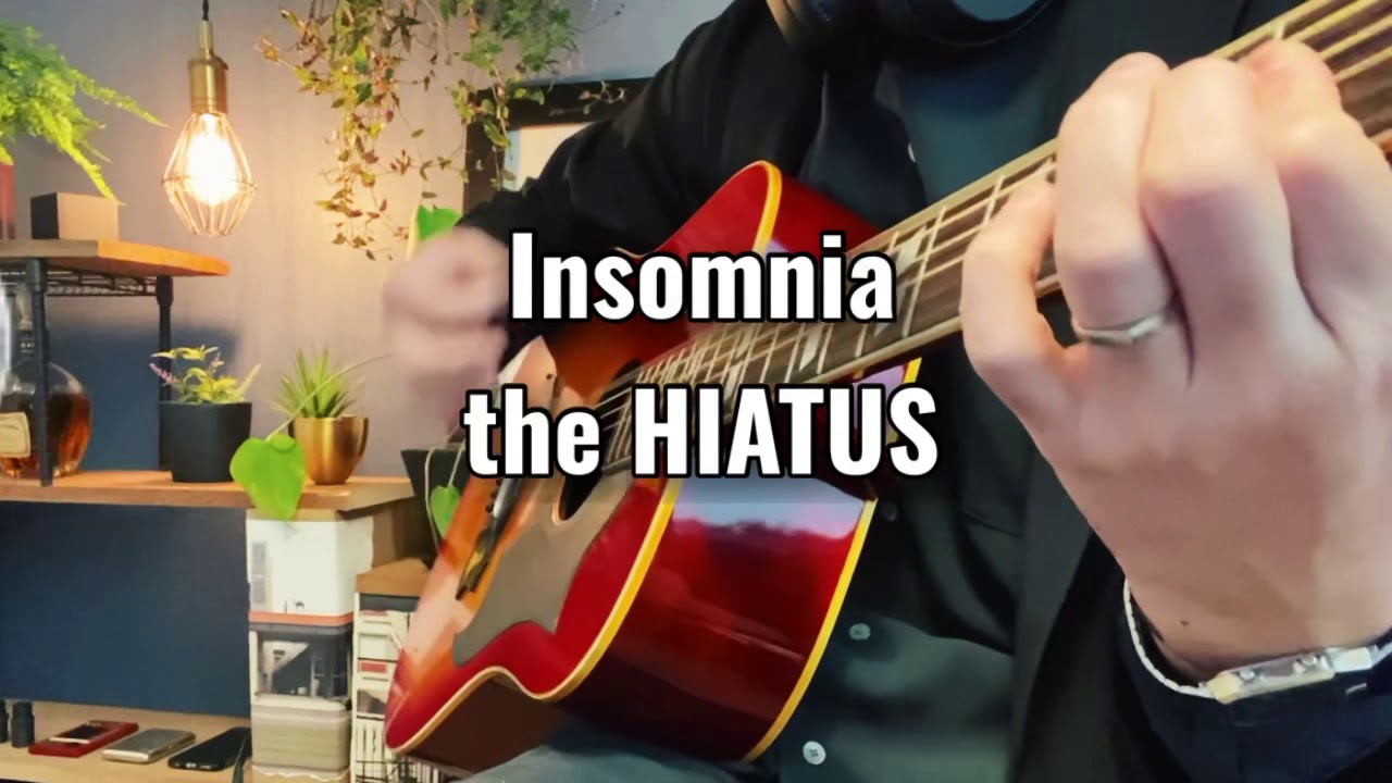 Insomnia The Hiatus ハイエイタス 細美武士 弾き語り 和訳 歌詞付 Youtube