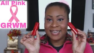 All Pink Makeup | GRWM | Breast Cancer Awareness