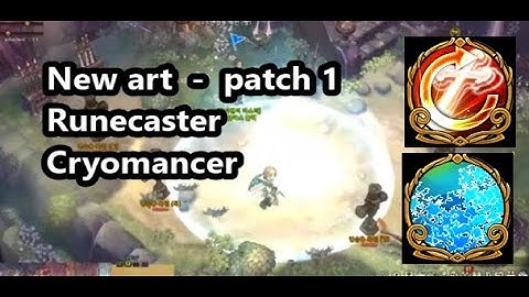 New art:  runecaster, cryomancer,  igloo change - Tree of Savior