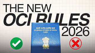 OCI Card Rules 2026 Explained: Passport Update, Travel \u0026 Cancellation Risks